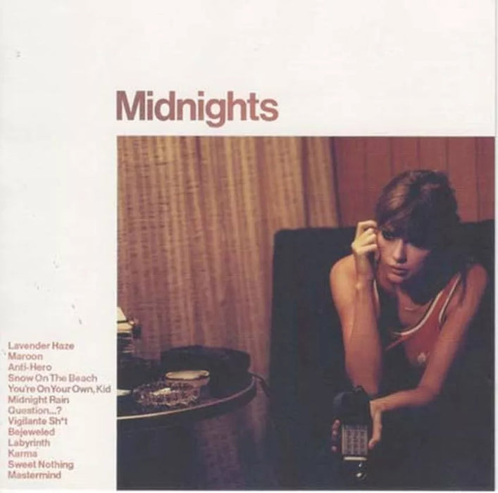 Taylor Swift - Midnights (Blood Moon Edition Clean) CD | Pop Music by International Pop Artist, Country Pop Music - CD Music Collection
