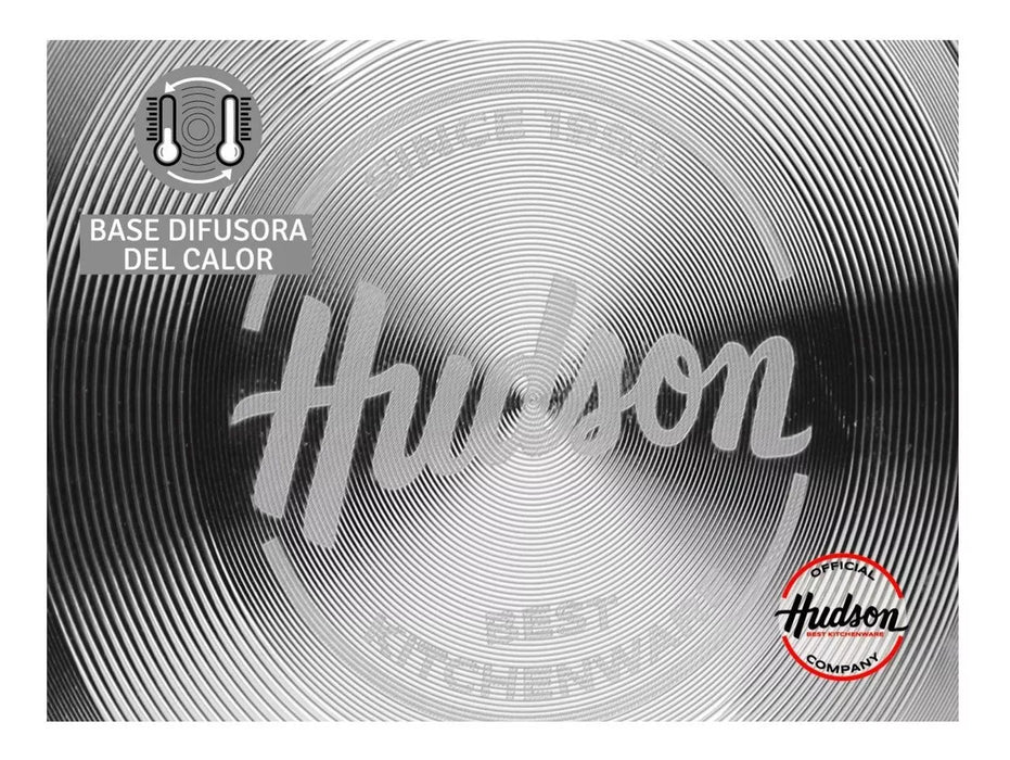 Cacerola Hudson de Aluminio Antiadherente Negro 18cm - Utensilio Esencial de Cocina

