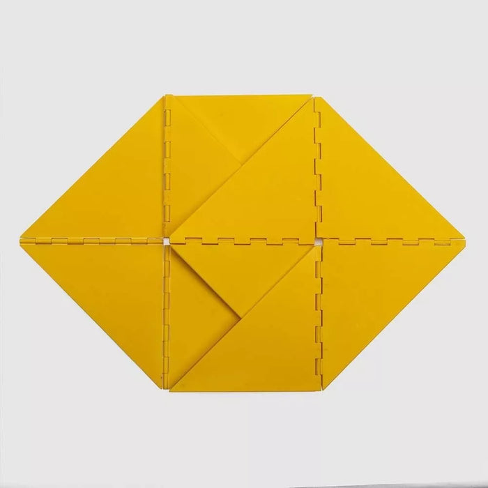 Animal Lineal by Lygia Clark - Signed Yellow Sculpture, Authorized by Heirs & Lygia Clark Cultural Association