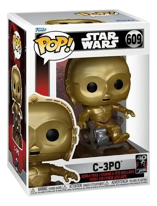 Original Star Wars C-3PO Funko Pop Action Figure 609 | Collectible