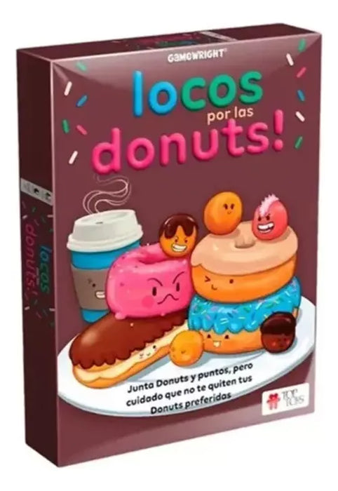 ¡Locos por las Donuts! Juego de Mesa Original para Familia o Amigos - Estrategia Top Toys