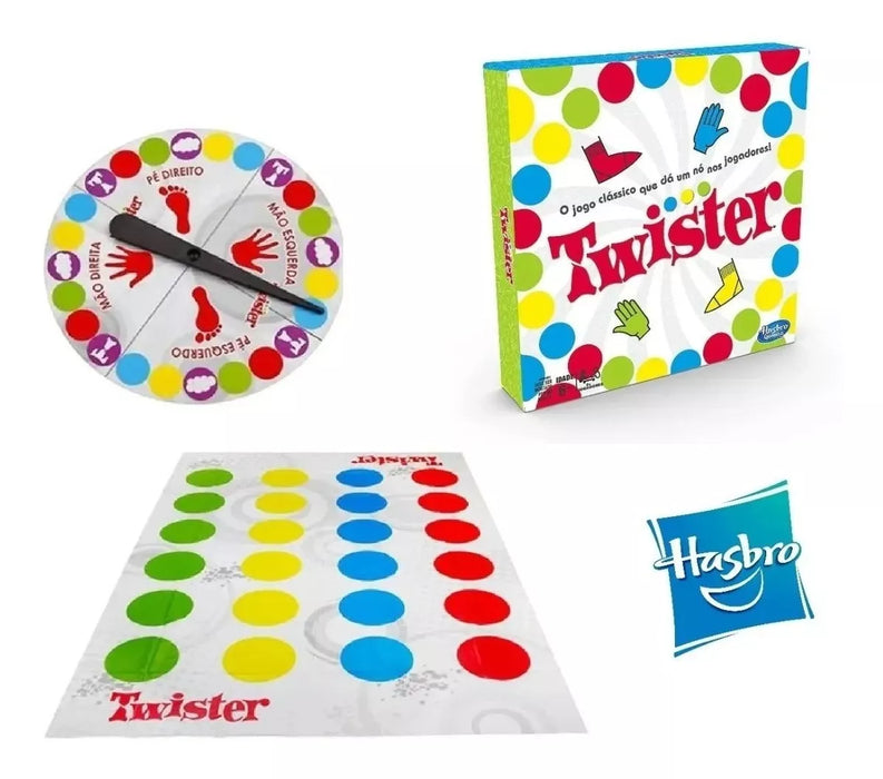 Hasbro Twister - Juego de Destreza Clásico para Divertirse con Familia y Amigos