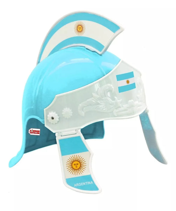 Argentina Football World Cup Warrior Helmet Hat - Merch Argentino for Fans - CC