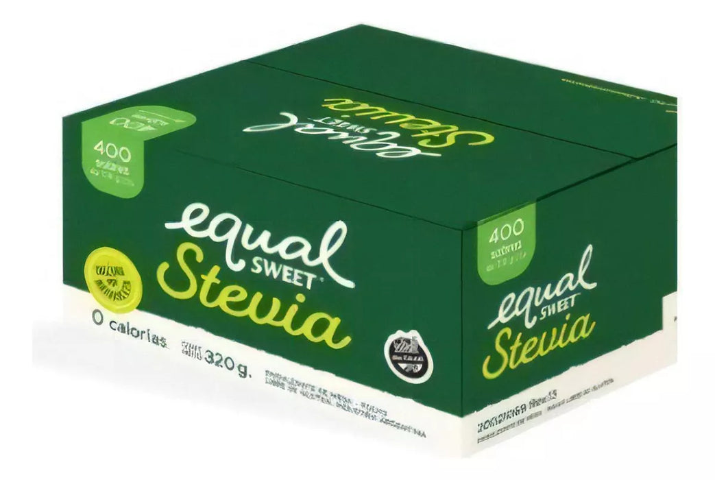 Equalsweet Stevia Sweetener Packets (400 x 0.8g) – Zero-Calorie Natural Sweetener for Your Beverages