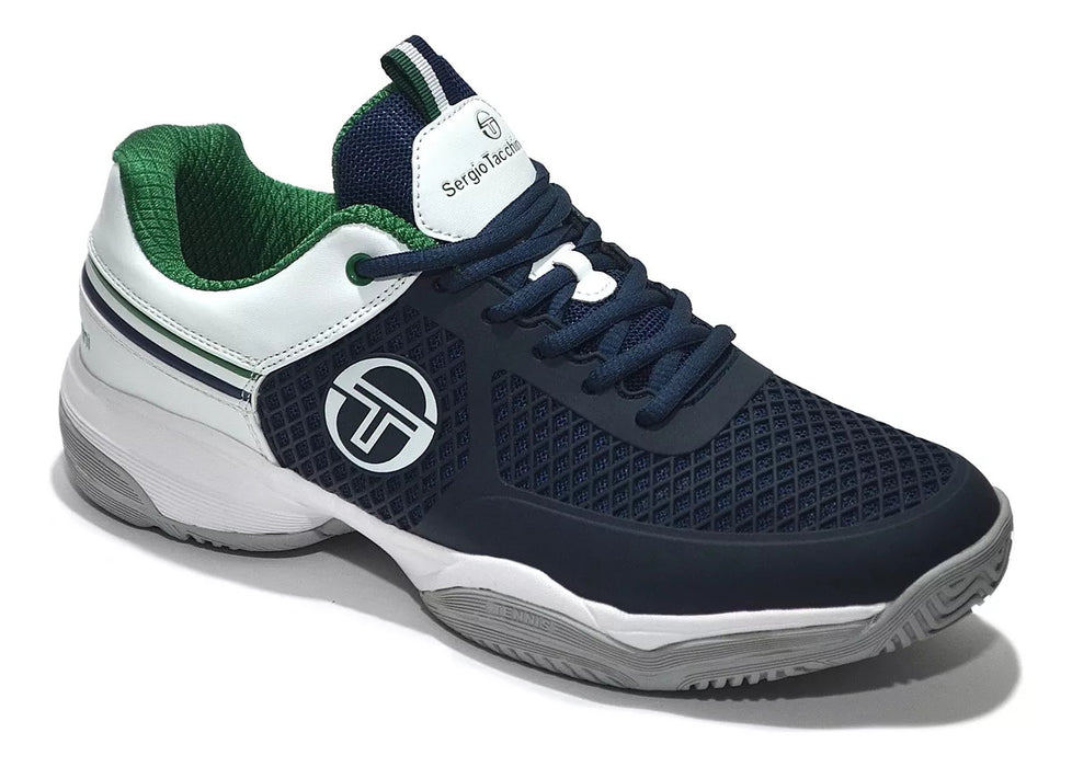 Topper Sergio Tacchini Tenis Rolex Bellagio 2 Sneakers – Blue, Green & White – Stylish Athletic Shoes