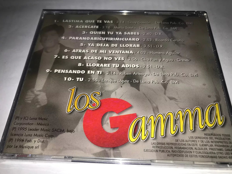 Los Gamma Lloraré Tu Adiós CD - 1995 - Original & Sealed - Classic Cumbia - Luna Music