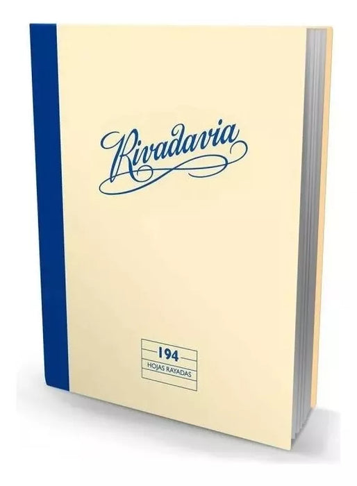 Rivadavia 16x21 Notebook - Hard Cover, 194 Pages | Premium Quality Notebook