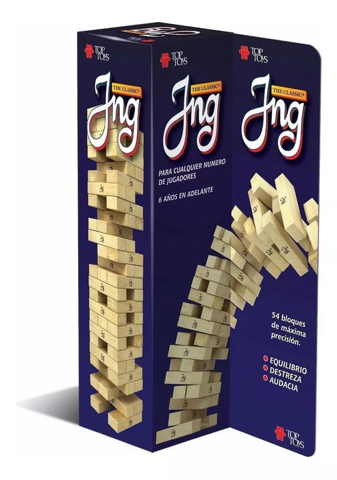 Jenga Classic Tabletop Game - Fun for Family and Friends - Top Toys Collection