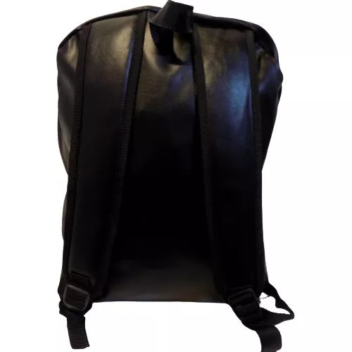 Mochila AC/DC Embroidered Leather Backpack - Rocker Chic, Music-Inspired Style & Durability