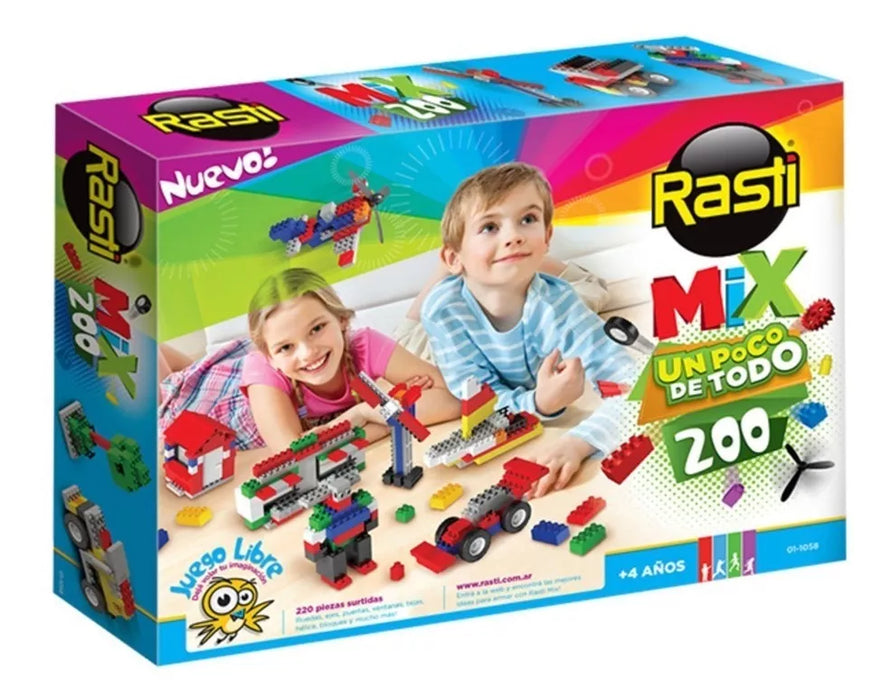 Rasti Mix Building Blocks 200-Piece Box Set - Construction Toys