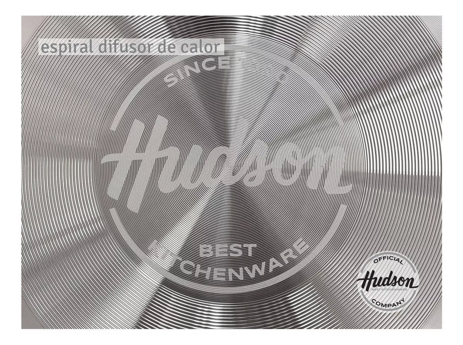 Cacerola Hudson de Aluminio con Revestimiento Antiadherente de Granito Gris de 20 cm - Utensilio Esencial de Cocina