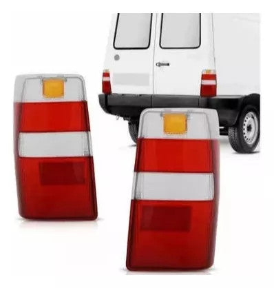 Fiat Rear Tail Light Lens Set for Fiorino Fire 2012 2013 2014 - High-Quality Replacement