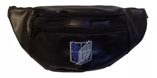 Embroidered Leather Anime Fanny Packs - Stylish Attack On Titan Inspired Designs