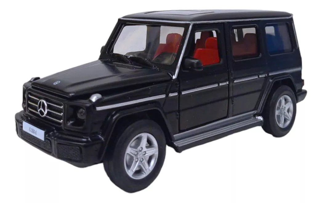 Coche modelo Mercedes Benz G350d negro fundido a escala 1:32 de MSZ - Vehículo coleccionable