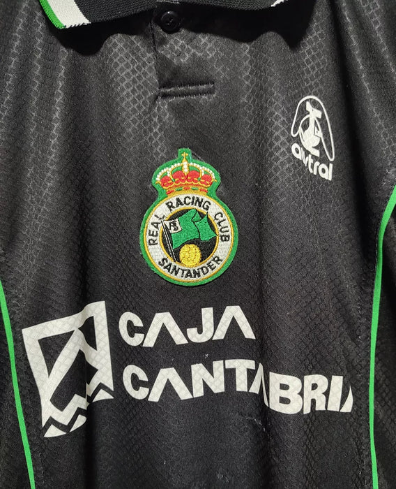 Austral Camiseta de Fútbol Racing De Santander De España Authentic 1999 Alternative Jersey La Liga