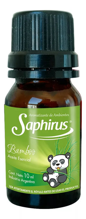 Saphirus Aromatizante de Ambiente - Essential Oil 10 ml - Bamboo | Ambient Freshener | Aromatherapy Bliss