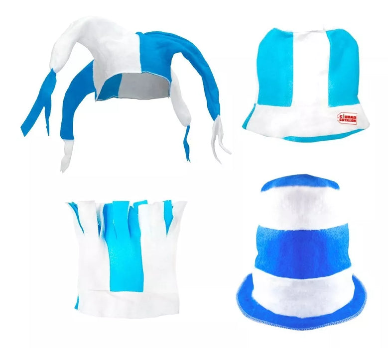 Argentina Copa America Hat Combo - Set of 4 Hats for Soccer Fans - Official Team Merchandise