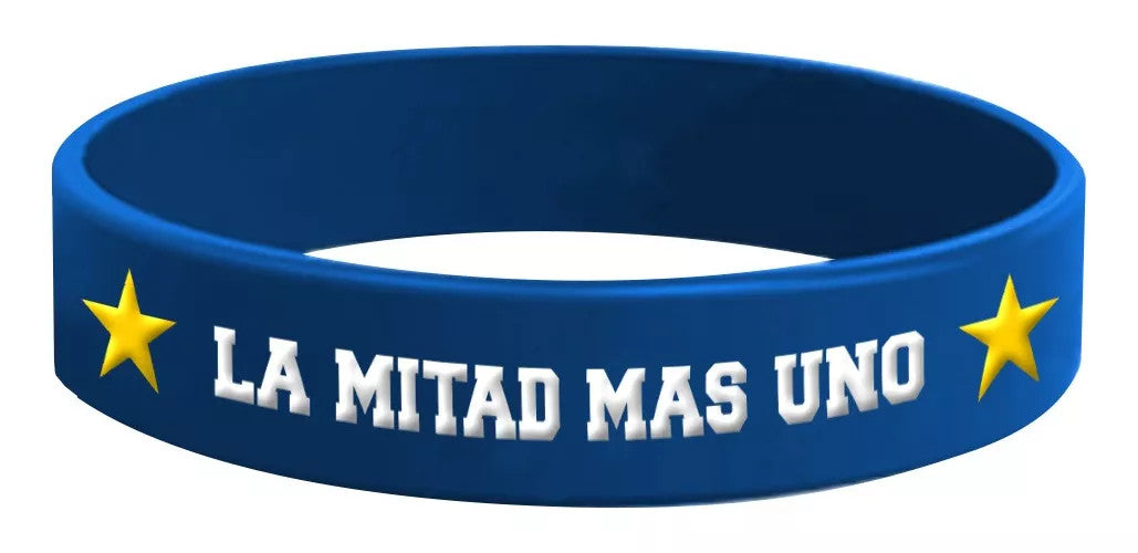 Boca Juniors Silicone Bracelet "La Mitad Más Uno" – Official CABJ Fan Wristband