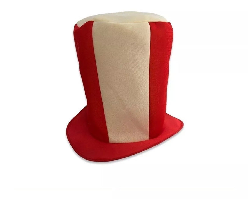 Red and White Soccer Gameday Beret Hat - Team Spirit Gear - River Plate