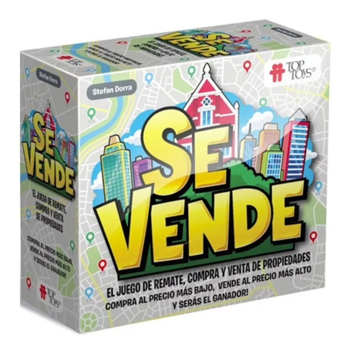 Top Toys Se Vende! Property Trading Board Game - Buy, Sell, and Trade Real Estate