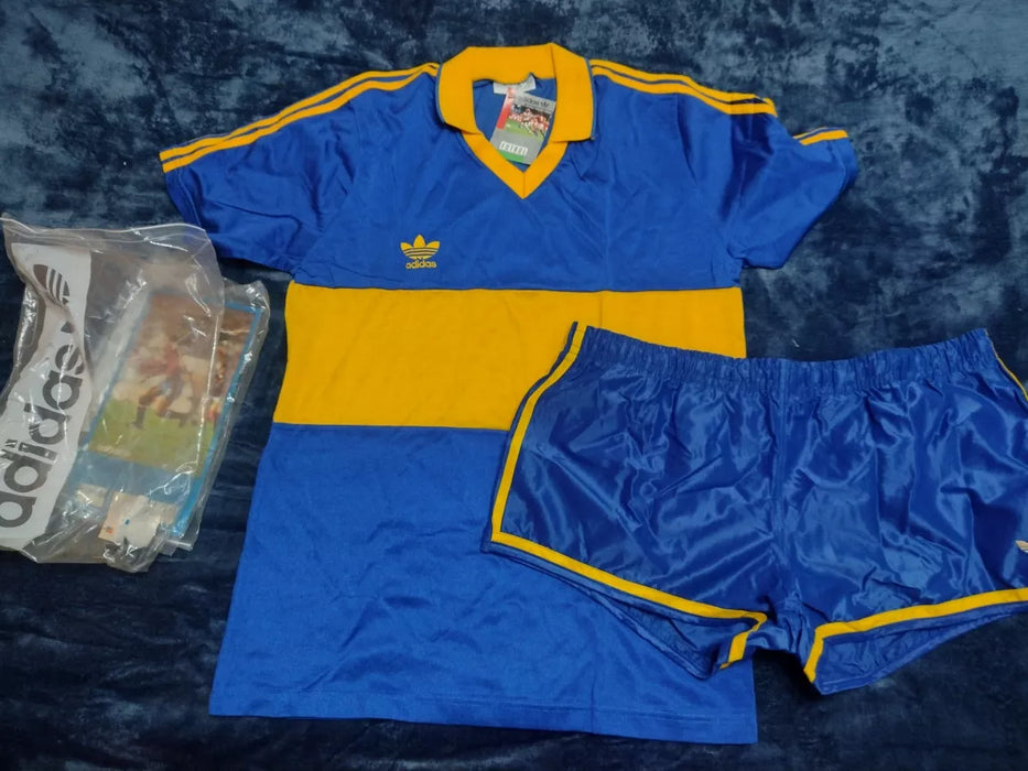 Adidas Boca Juniors 1990 Jersey & Shorts Set - Vintage, 4XL, Argentina National Club, Like New