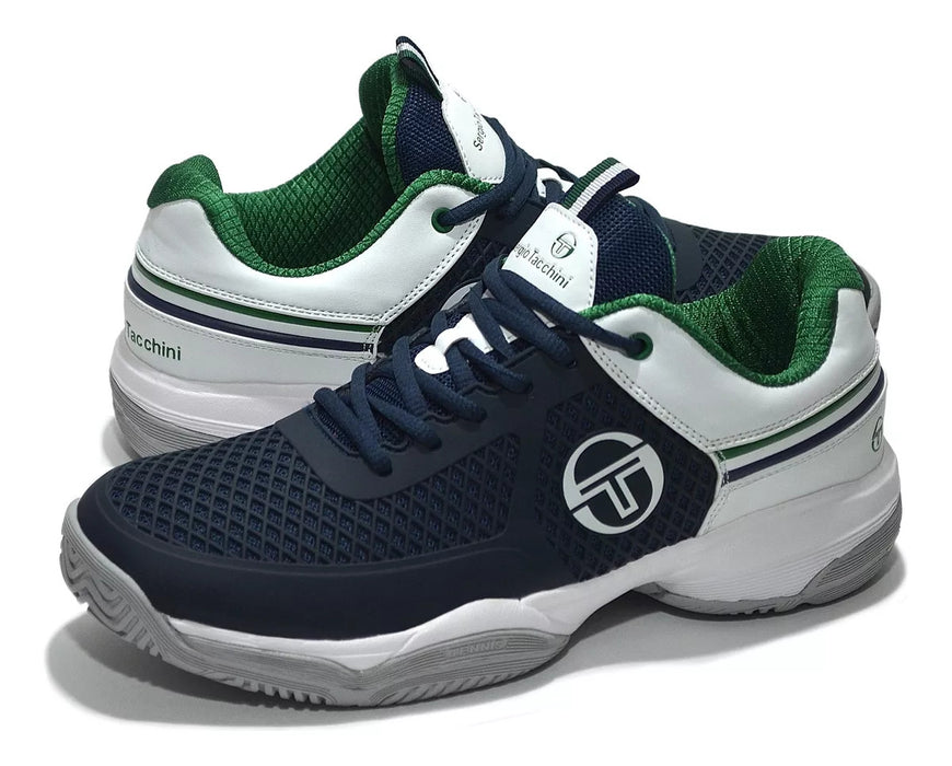 Topper Sergio Tacchini Tenis Rolex Bellagio 2 Sneakers – Blue, Green & White – Stylish Athletic Shoes