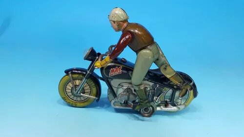 Arnold Vintage Motorcycle Toy - Made in U.S. Zone Germany