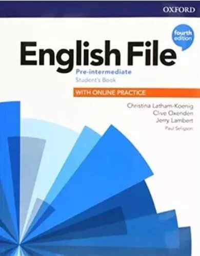 English File Pre-Intermediate 4th Edition - Student's Book with Online Practice Pack