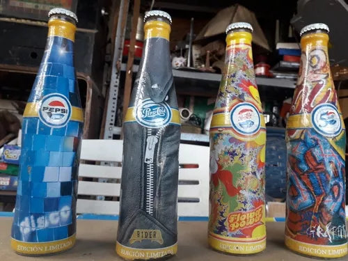 Pepsi Vintage Bottle Collection - 50th Anniversary Decor (4 count)