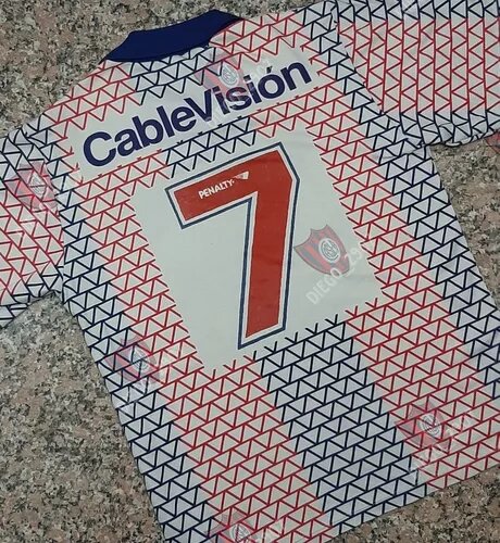 San Lorenzo Penalty 1994 N°7 Utility Soccer Jersey - Authentic Vintage Wear