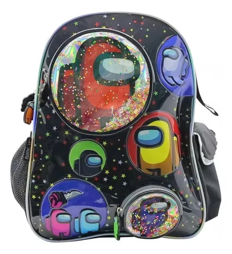 Among Us 18-Inch Backpack - Cresko School Bag - Multiple Designs 2023 - Unisex