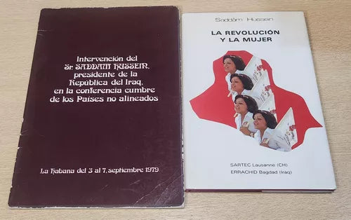 Lote Saddam Hussein x 2: La Revolución Y La Mujer - Hardcover Books | Speech in Havana, 1979