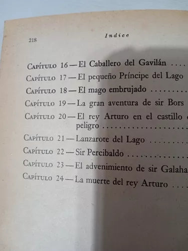 Book "Los Caballeros Del Rey Arturo" - Robin Hood Collection