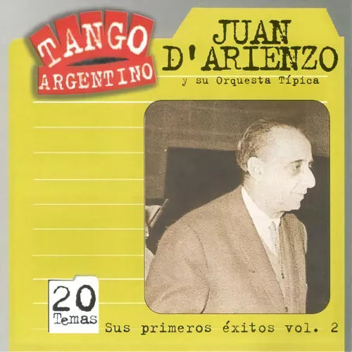 Argentine Tango CD: Sus Primeros Hits 1935/40 Vol. 2 - Juan D'arienzo Collection for Authentic Culture