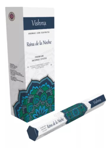 Vishnu Premium Incense Sticks - 6 Hexagonal Boxes | Imported from India | Long-Lasting Aromatherapy