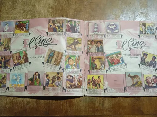 Saint Hermanos del Uruguay - Vintage 1954 El Cine Sticker Album (Incomplete)