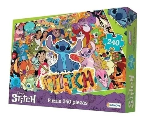 Jigsaw Puzzle 240 Pieces Stitch Tapimovil — Latinafy