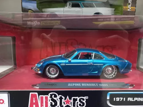 Maisto Renault Alpine 1600S Custom 1971 Model Car - 1:18 Scale Diecast Collectible - Metal & Plastic