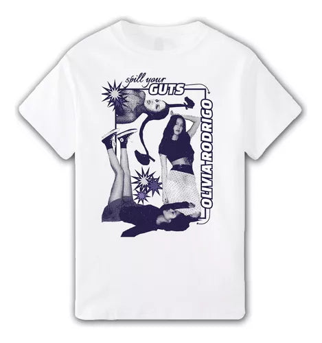 23Ventitré | Olivia Rodrigo Guts Album Tee - Unisex Pop Aesthetic Shirt | Music Fan Apparel