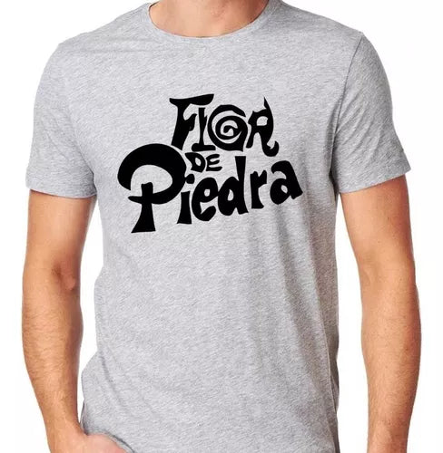 Remera de Algodón Premium Quality 100% Cotton Flor De Piedra T-shirt