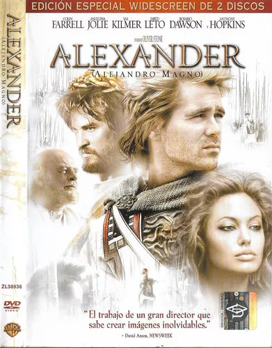 Alexander DVD - Colin Farrell, Angelina Jolie, Jared Leto - 2 Disc