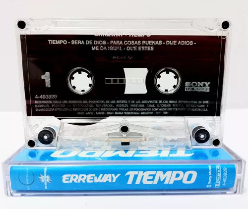 Erreway Tiempo Cassette Impeccable Condition Limited Edition Rock Nacional by Sony Music