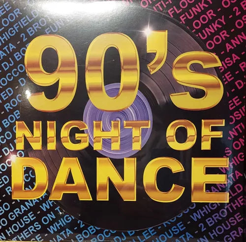 90s Night of Dance: Various Artists Vinyl - International R&P Collection for Dance Music Enthusiasts