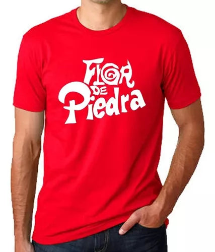 Remera de Algodón Premium Quality 100% Cotton Flor De Piedra T-shirt
