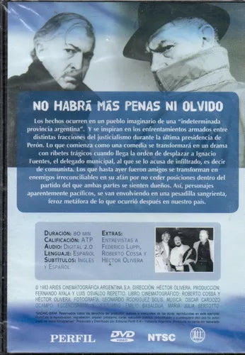 No Habrá Más Penas Ni Olvido - Sealed DVD
