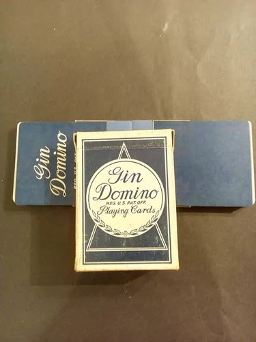 Byclcle Gin Domino Playing Cards Vintage Game USA 1940s 55 Cards Bicycle Quality Rare Excellent Condition