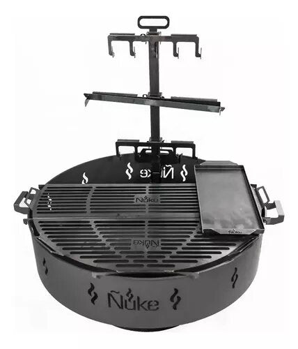 Ñuke 100 Fire Pit with Grills, Stake, Shovel, Poker, and Griddle