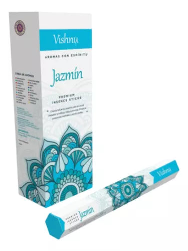 Vishnu Premium Incense Sticks - 6 Hexagonal Boxes | Imported from India | Long-Lasting Aromatherapy