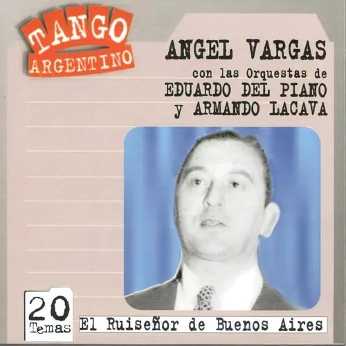 Argentine Tango CD: El Ruiseñor de Buenos Aires - Angel Vargas Collection for Authentic Culture
