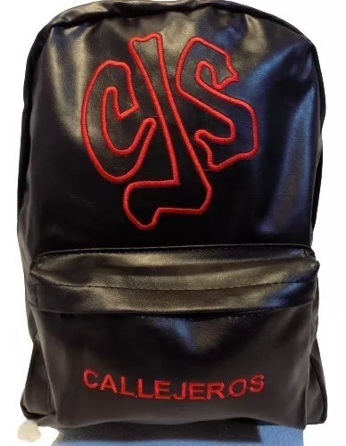Callejeros Embroidered Leather Backpack - Rocker Chic, Street Style Icon